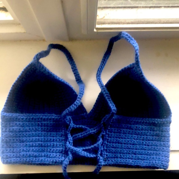 Handmade Crochet Adjustable Cropped Top!! - Picture 2 of 2
